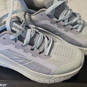 Hi-Tec Women’s Athletic Trainers in Light Blue and Gray